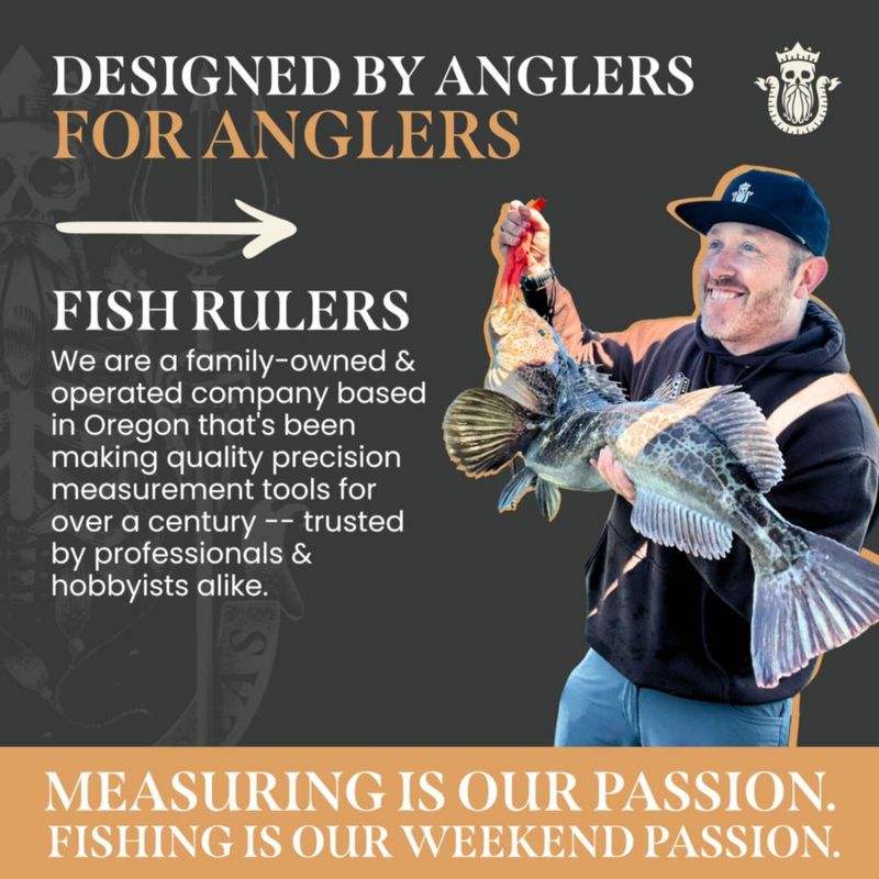 Cinta Métrica Enrollable Fish Rulers 61 cm Negra