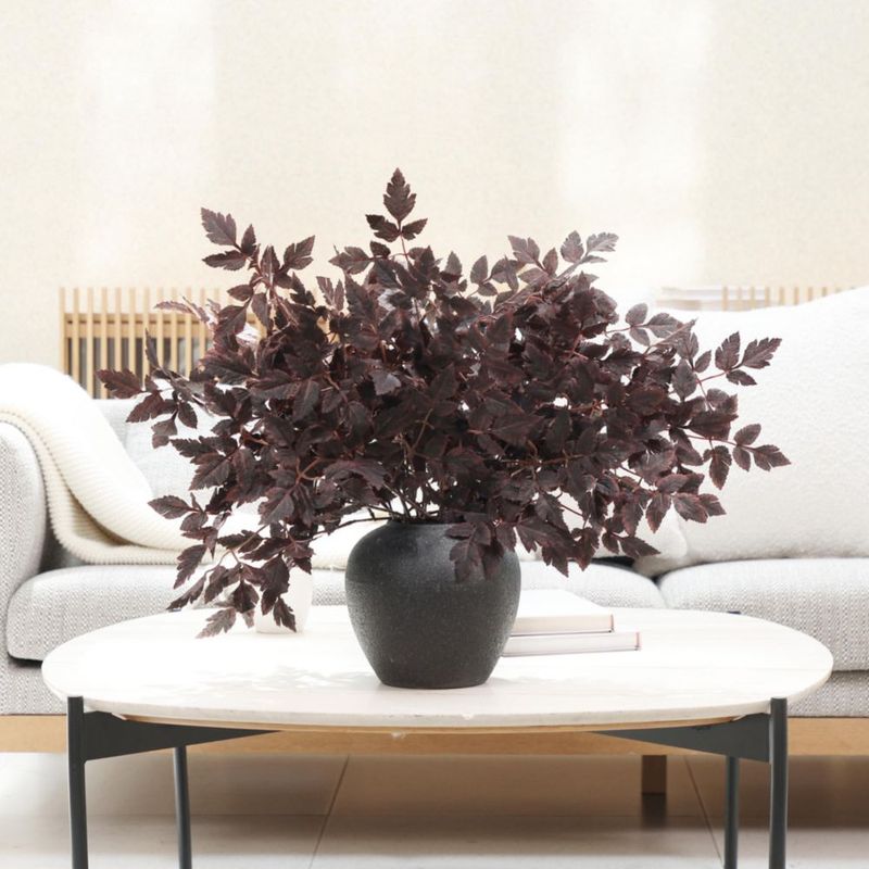 Planta Artificial PERFNIQUE 61 cm Ciruela - Juego de 6