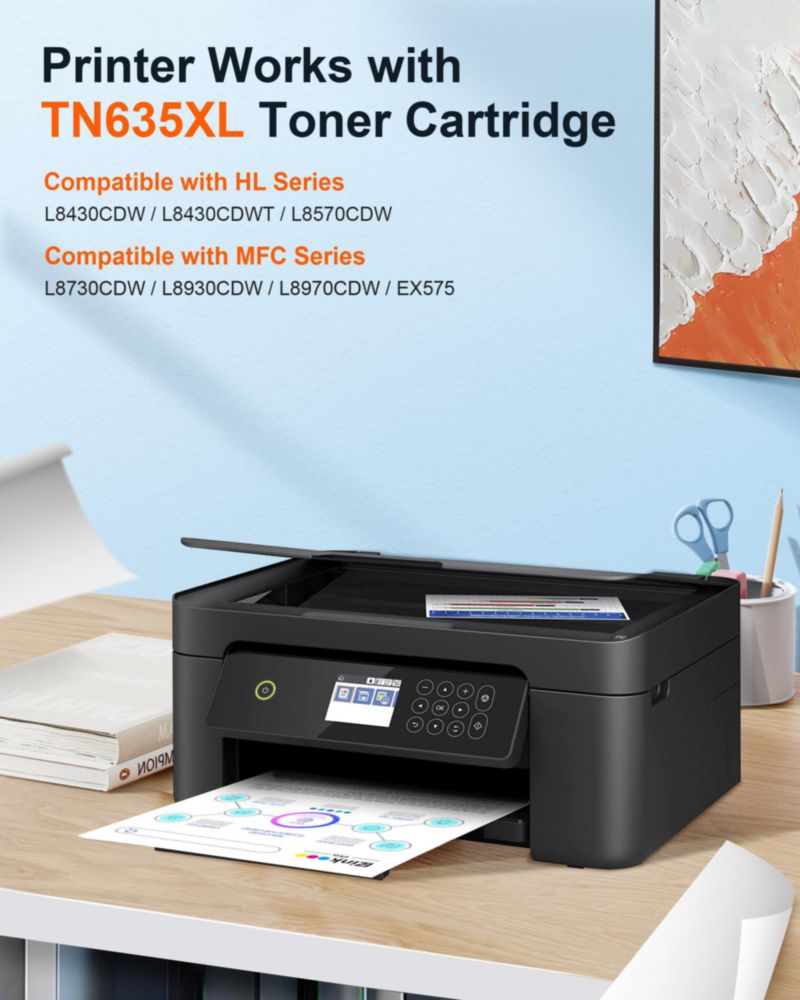 Tóner E-Z Ink Pro TN635XL 4 unidades con chip