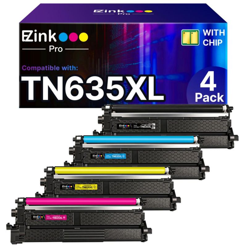 Tóner E-Z Ink Pro TN635XL 4 unidades con chip