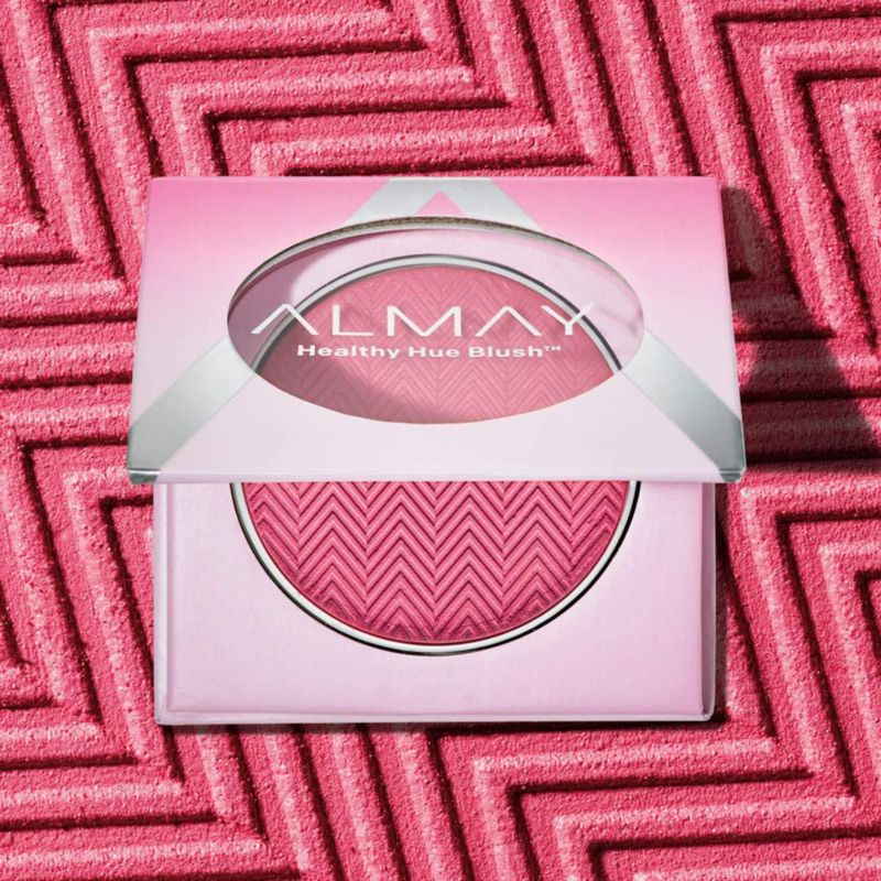 Colorete Almay con alto contenido de pigmentos en polvo Healthy Hue 300 Pink Flush