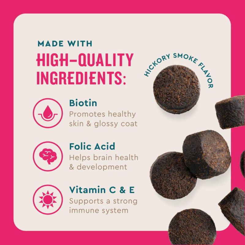 Multivitamínico VETIQ 90 comprimidos masticables – Cerebro Inmunidad y Digestión