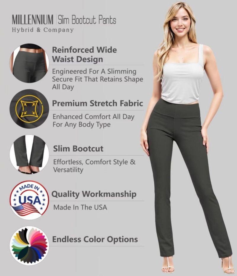 Pantalones Hybrid & Company P44972BL Gris Carbón M