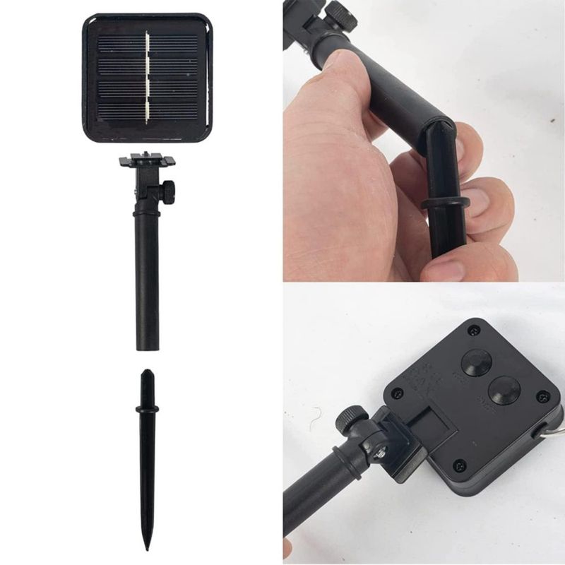 Luces de cadena Dazzle Bright 24 m 240 LED solares 8 modos