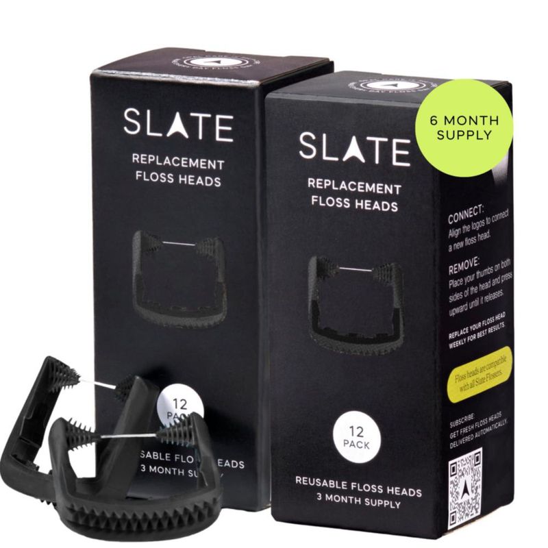 Recambios de Hilo Dental SLATE - Suministro de 6 Meses - Sin PFAS