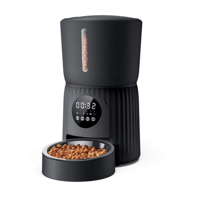 Alimentador automático Faroro 4L control de porciones - negro