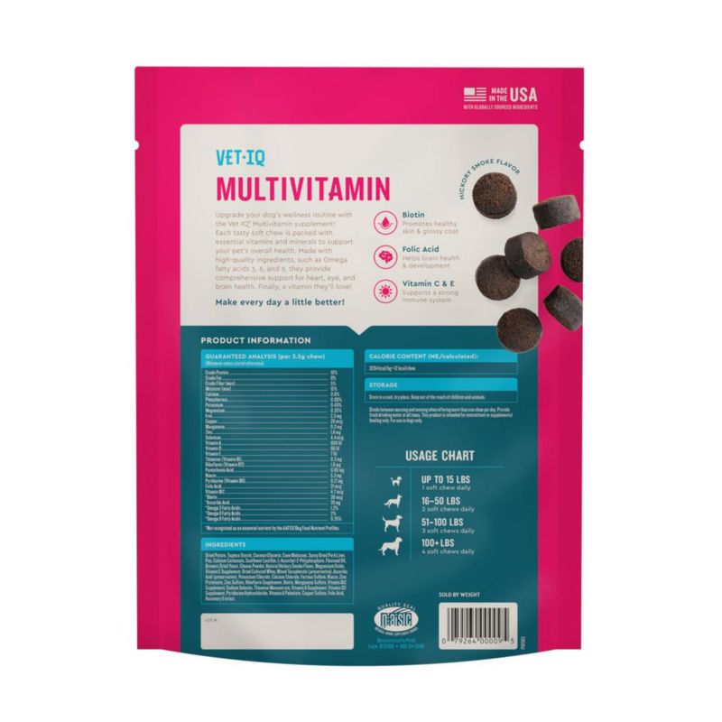 Suplemento para Perros VETIQ 8 en 1 - 90 masticables