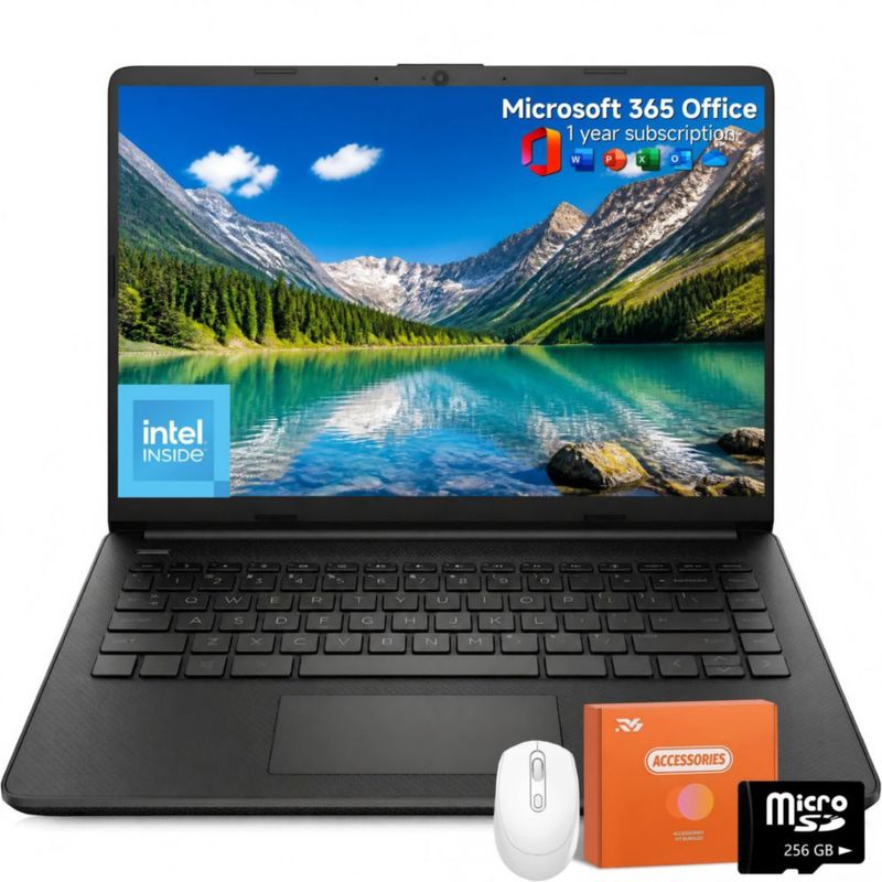 Portátil HP 14 Intel Celeron N 16 GB RAM 384 GB