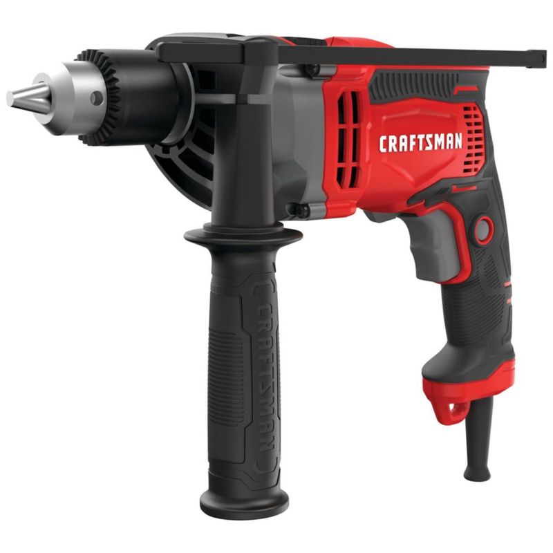 Taladro percutor CRAFTSMAN CMED741 mandril con llave 7 amperios y 12 cm