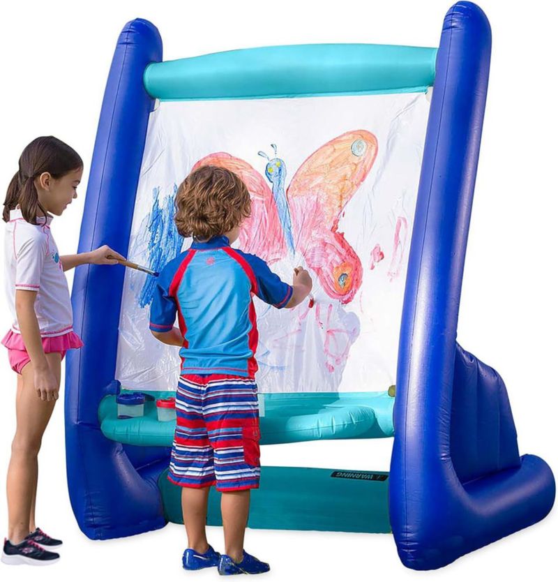 Caballete de arte inflable HearthSong 99 cm para niños (exterior)