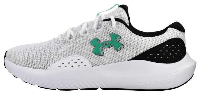Zapatilla Under Armour Charged Rogue 4 Blanca/Negra/Verde