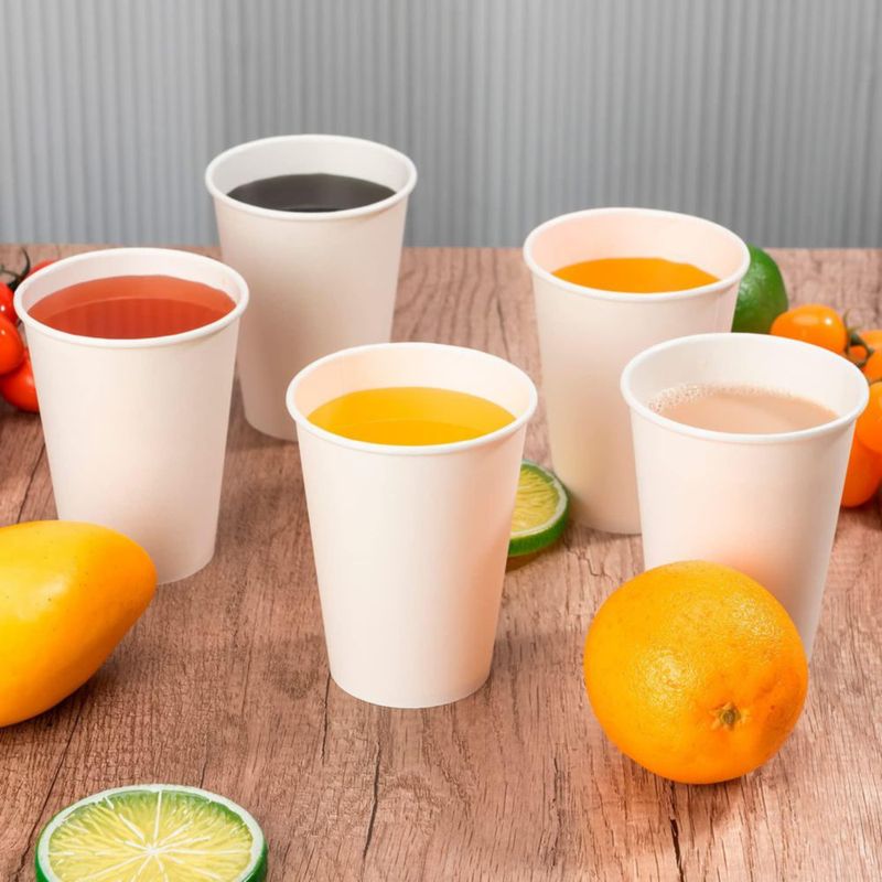 Tazas de café METAPRINT 355 ml Pack de 1000 unidades Blanco
