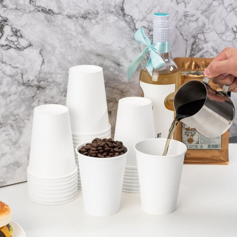 Tazas de café METAPRINT 355 ml Pack de 1000 unidades Blanco