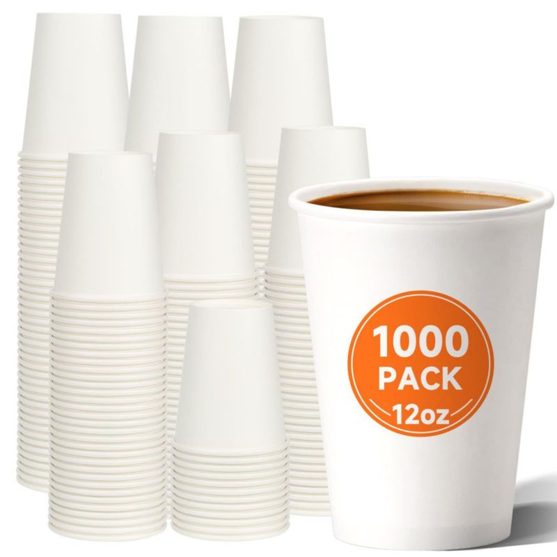 Tazas de café METAPRINT 355 ml Pack de 1000 unidades Blanco