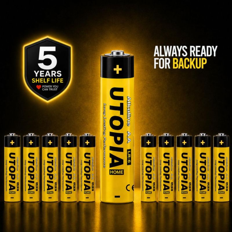 Pilas Utopia Home AA 15 V 20 unidades alcalinas