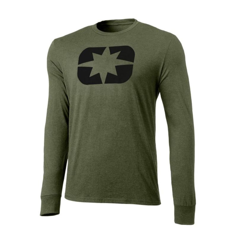 Camisa Polaris Icon de Manga Larga para Hombre Verde XL