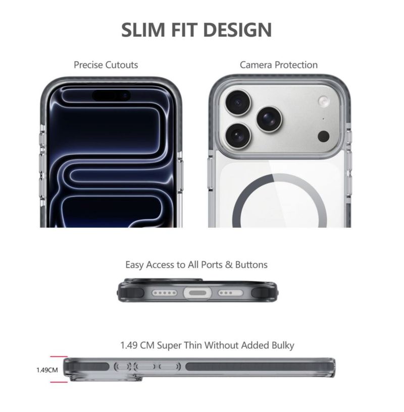 Funda con soporte giratorio BELTRON para iPhone 17 Pro Max MagSafe