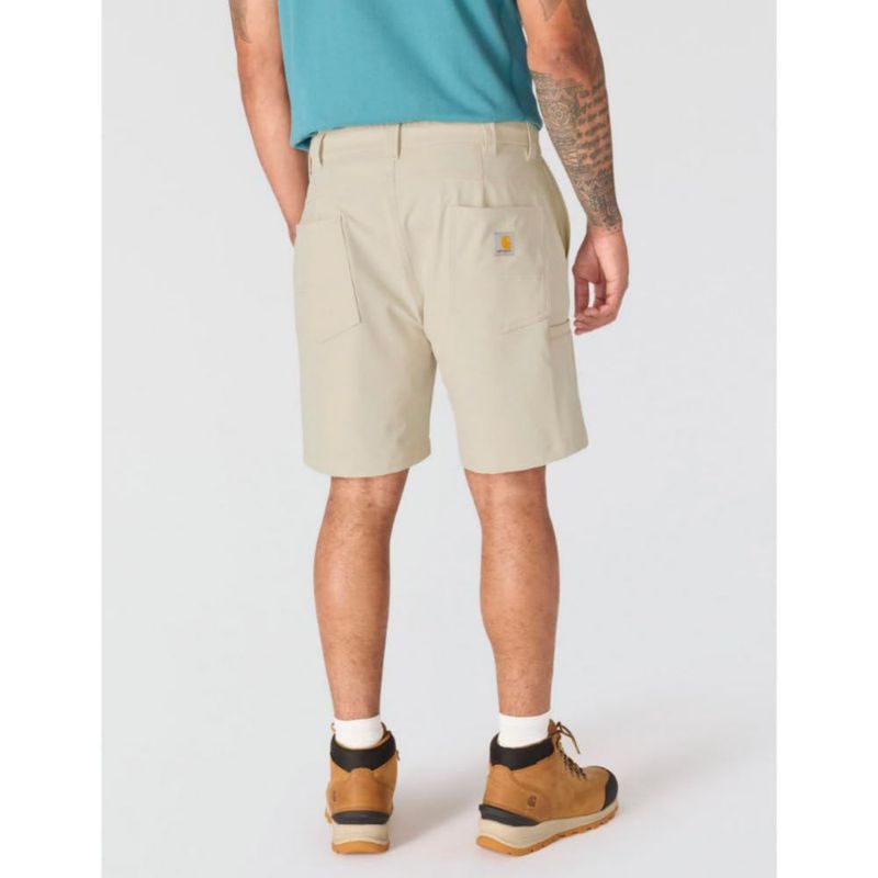 Shorts Carhartt Force Corte Relajado Mediano Cobblestone