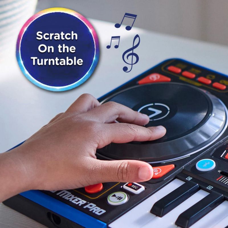Mezcladora DJ VTech Kidi Star DJ Pro Negra Inalámbrica