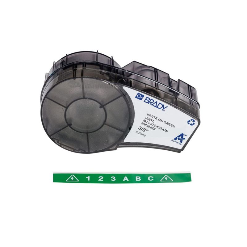 Etiqueta Brady M21-375-595-GN 6 m Blanco sobre Verde