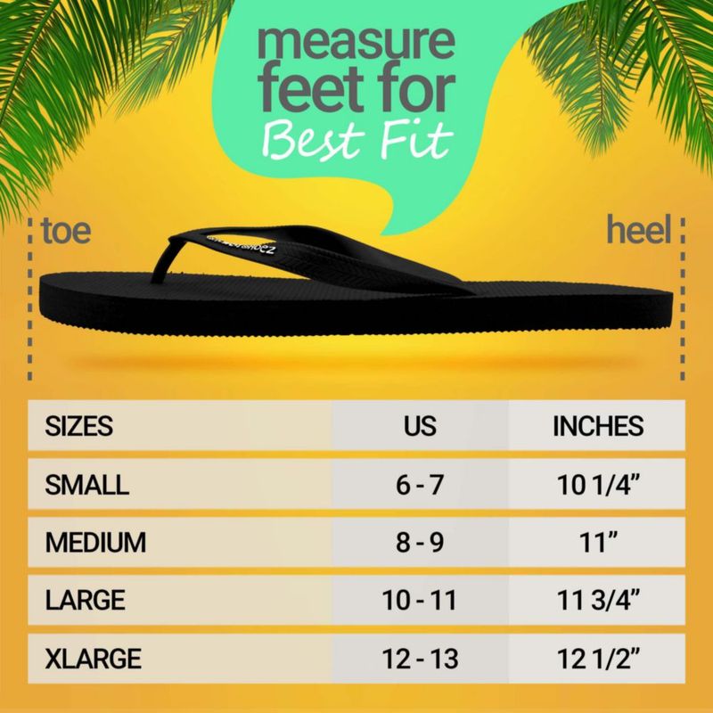 Sandalias de ducha Shower Shoez negras talla 10