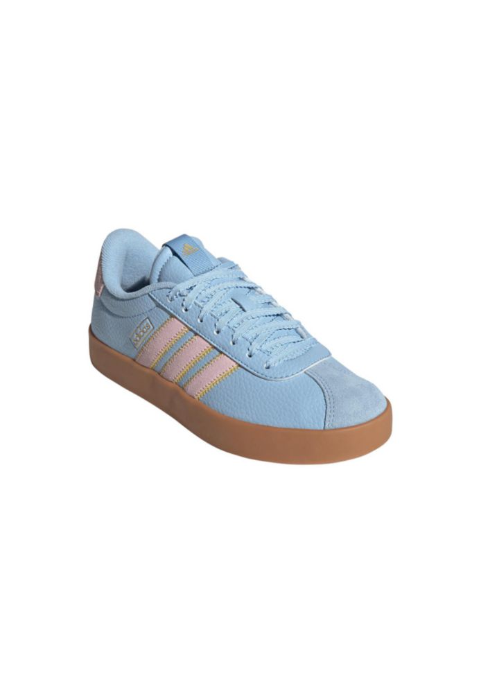 Zapatillas adidas VL Court 3.0 ClearSkyClearPinkGold talla 11 para mujer
