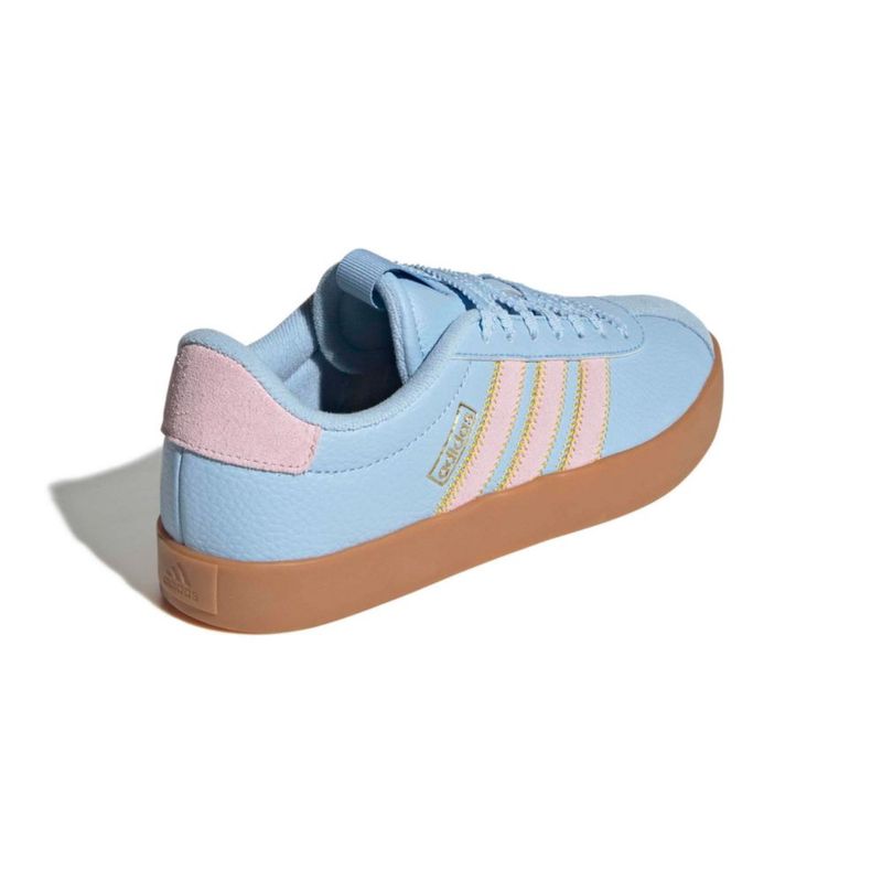 Zapatillas adidas VL Court 3.0 ClearSkyClearPinkGold talla 11 para mujer