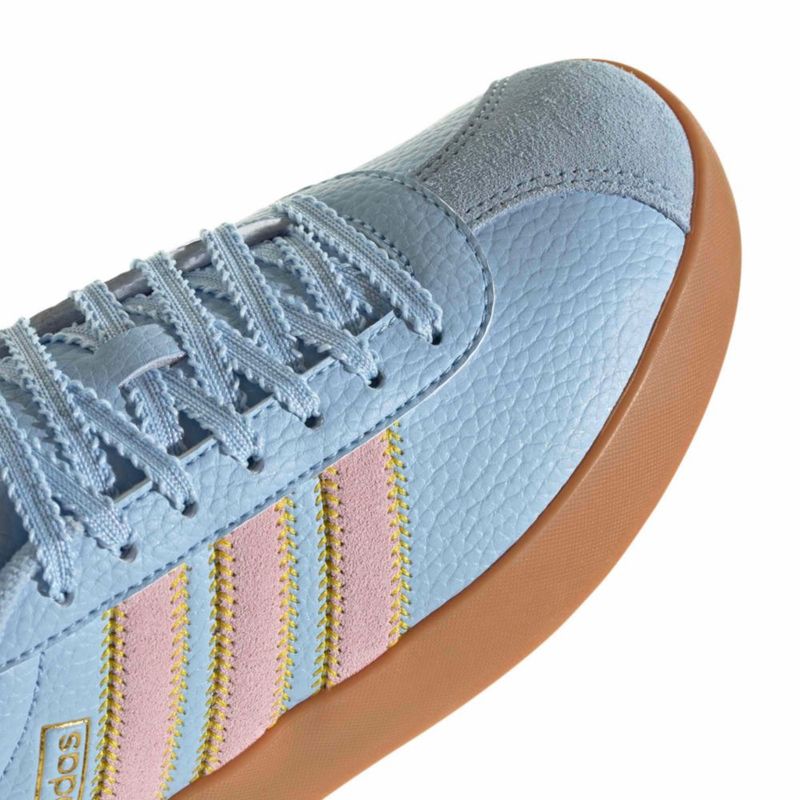 Zapatillas adidas VL Court 3.0 ClearSkyClearPinkGold talla 11 para mujer