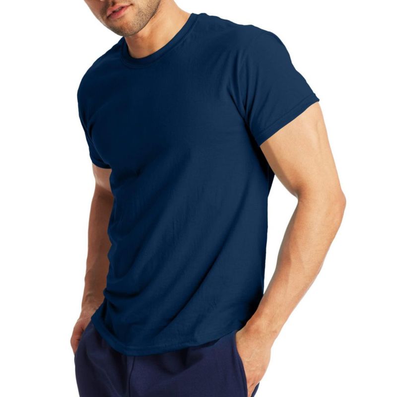 Camiseta Hanes Pack de 2 azul marino XXL X-Temp
