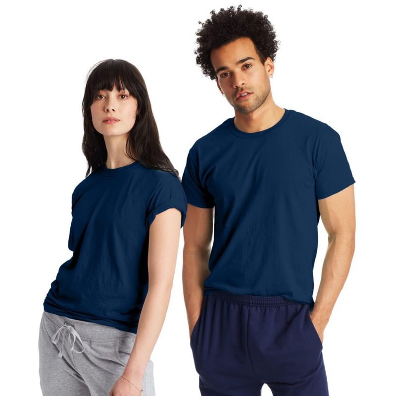 Camiseta Hanes Pack de 2 azul marino XXL X-Temp