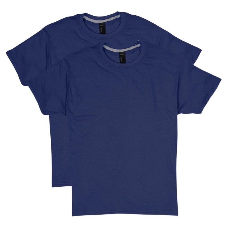 Camiseta Hanes Pack de 2 azul marino XXL X-Temp
