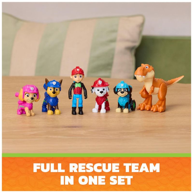 Set de Vehículos de Juguete Paw Patrol Aventura Dino - 6 Figuras