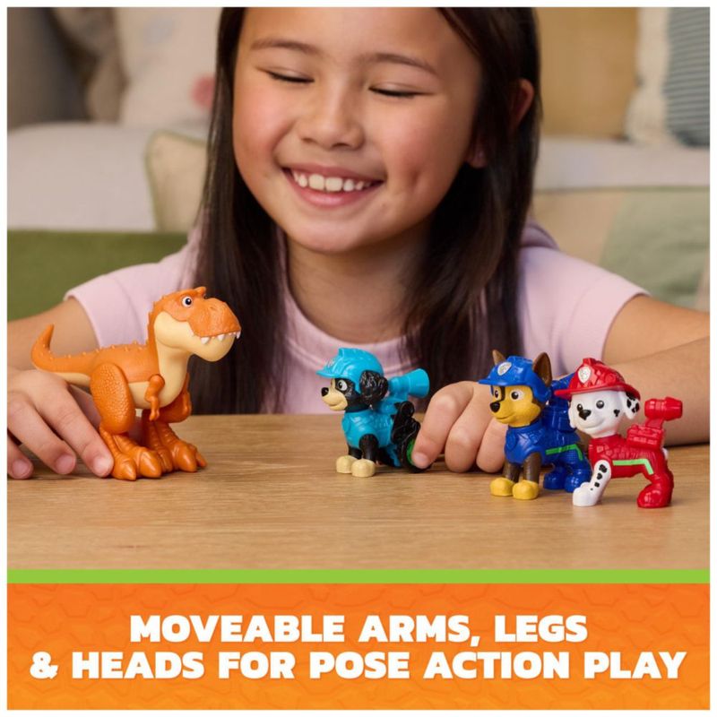 Set de Vehículos de Juguete Paw Patrol Aventura Dino - 6 Figuras