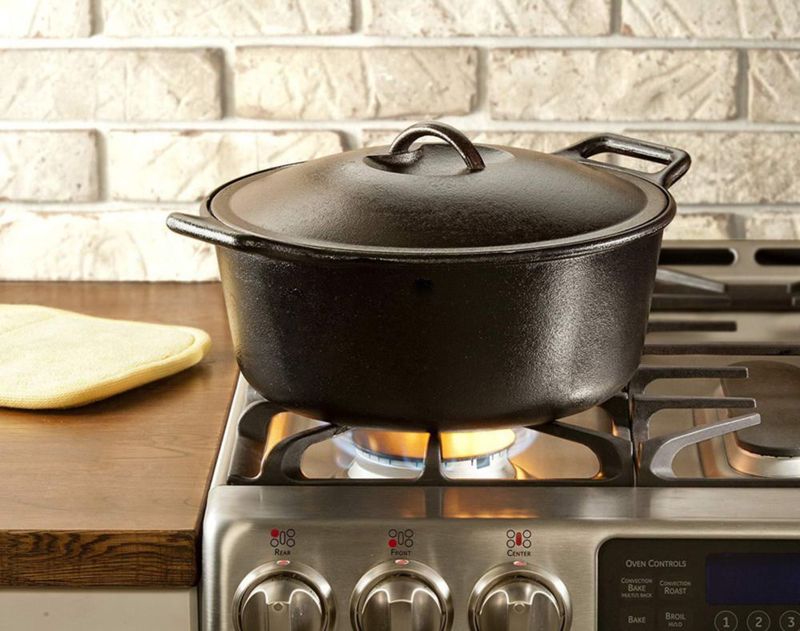 Olla de hierro fundido Lodge 7 L pre‑sazonada