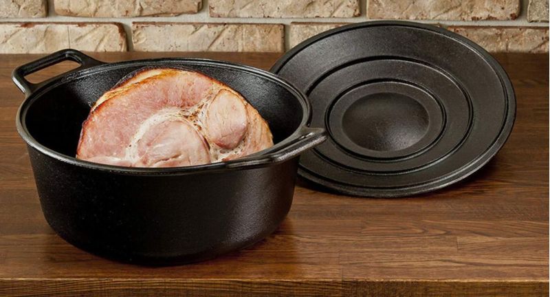 Olla de hierro fundido Lodge 7 L pre‑sazonada