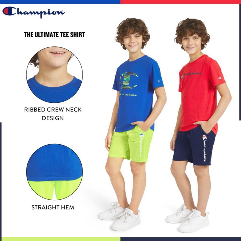 Conjunto corto Champion de 4 piezas para niños
