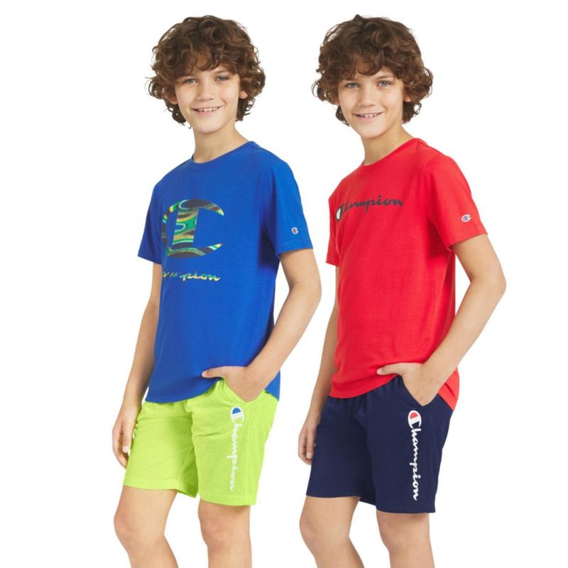 Conjunto corto Champion de 4 piezas para niños