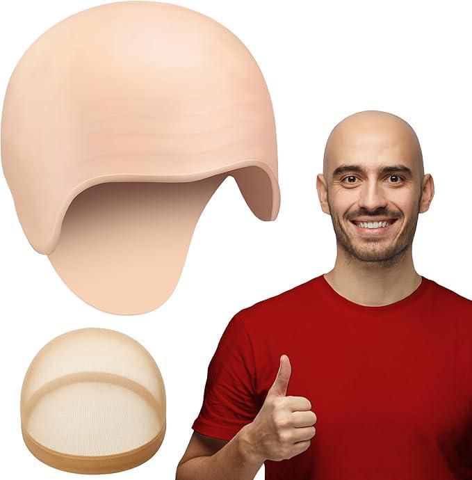 Capa Calva Zadin 2 Piezas Kit de Látex para Disfraz