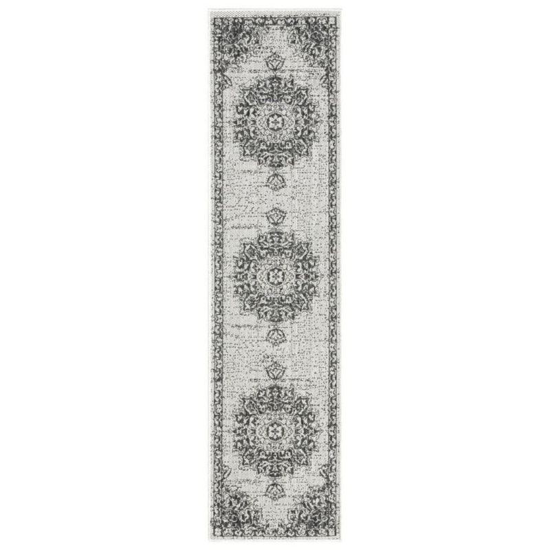 ALFOMBRA Nicole Miller New York 53 cm x 218 cm Gris/Negro