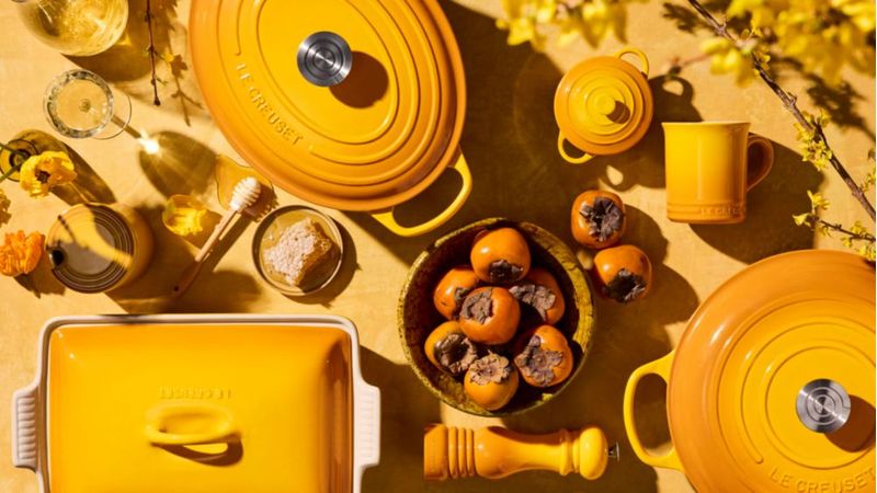 Olla Holandesa Le Creuset de Hierro Fundido Esmaltado 63 L Color Nectar