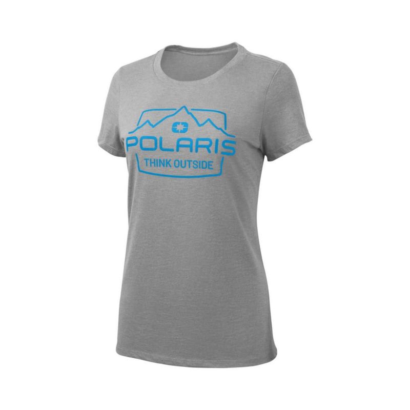 Camiseta Polaris Mujer 2XL Gris/Plata