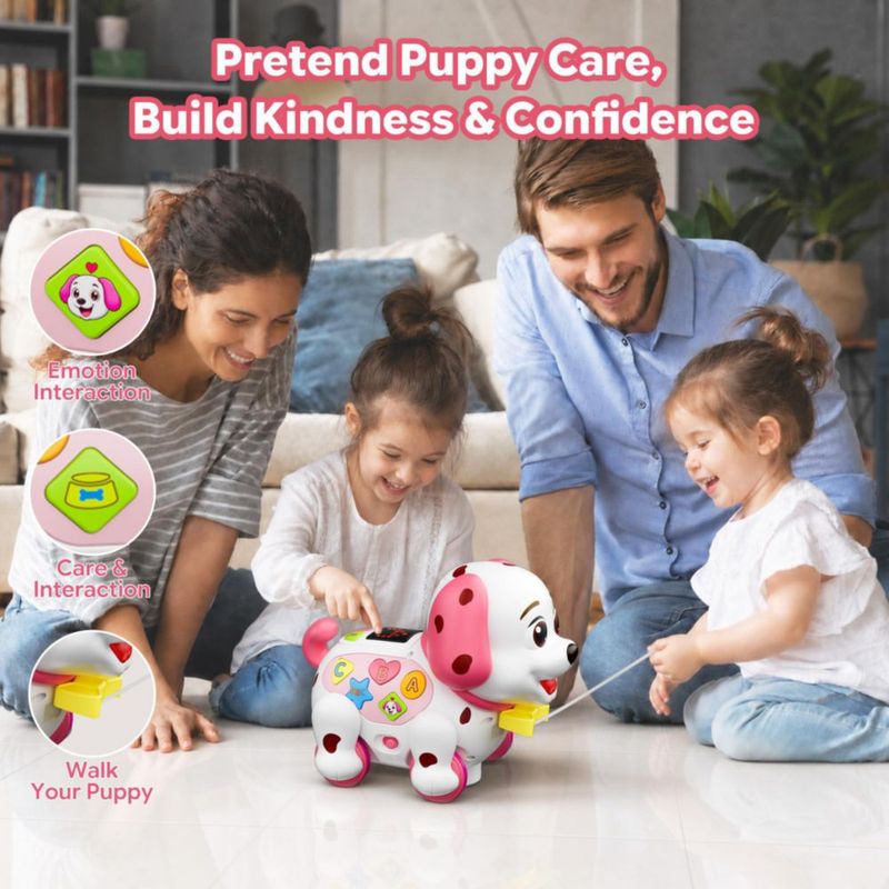 Perrito de Empuje Musical Grasili - Regalo para Niños de 1‑2 Años