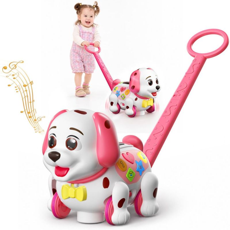Perrito de Empuje Musical Grasili - Regalo para Niños de 1‑2 Años