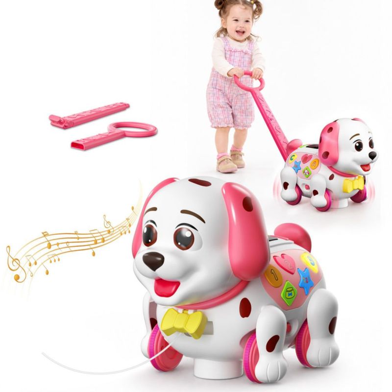 Perrito de Empuje Musical Grasili - Regalo para Niños de 1‑2 Años