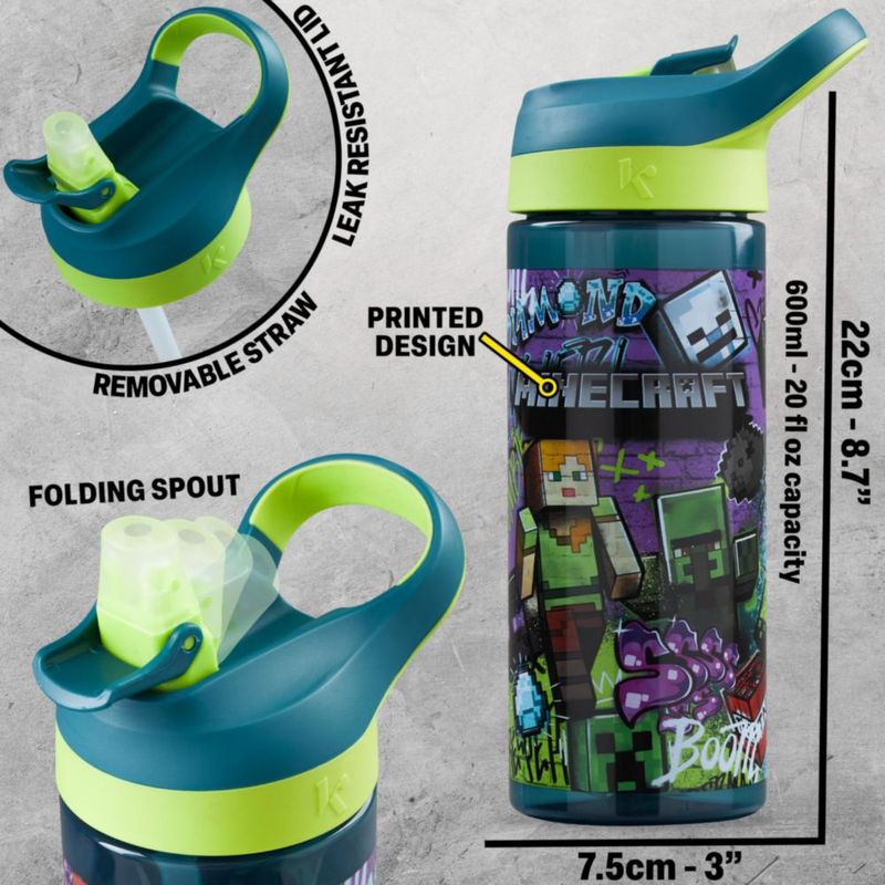 Set de Loncheras Get Trend Minecraft 3 piezas 20 fl oz (590 ml)