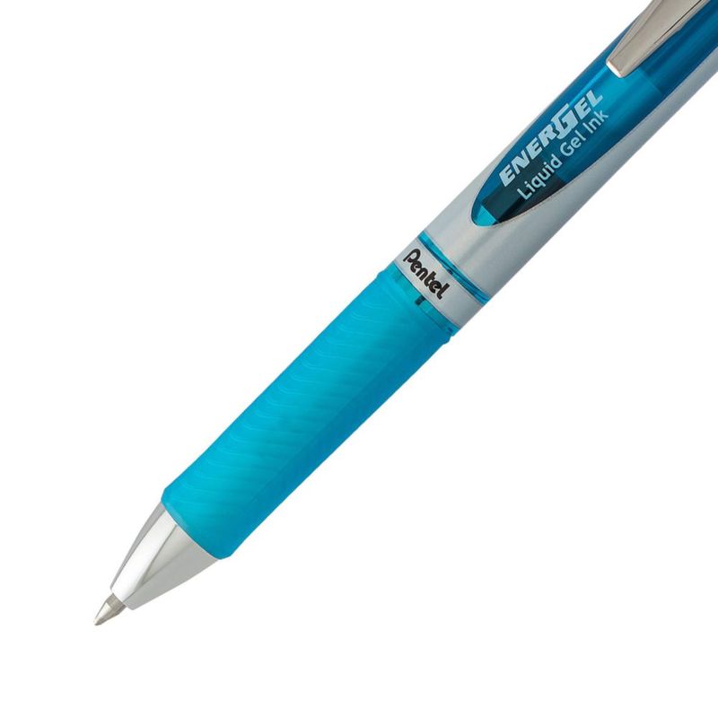 Bolígrafo retráctil de gel Pentel EnerGel RTX azul cielo (2 unidades)