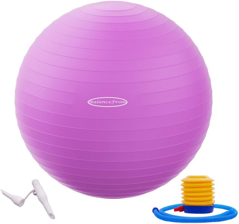 Pelota de ejercicio Fitvids antiestallido y antideslizante de 38-45 cm