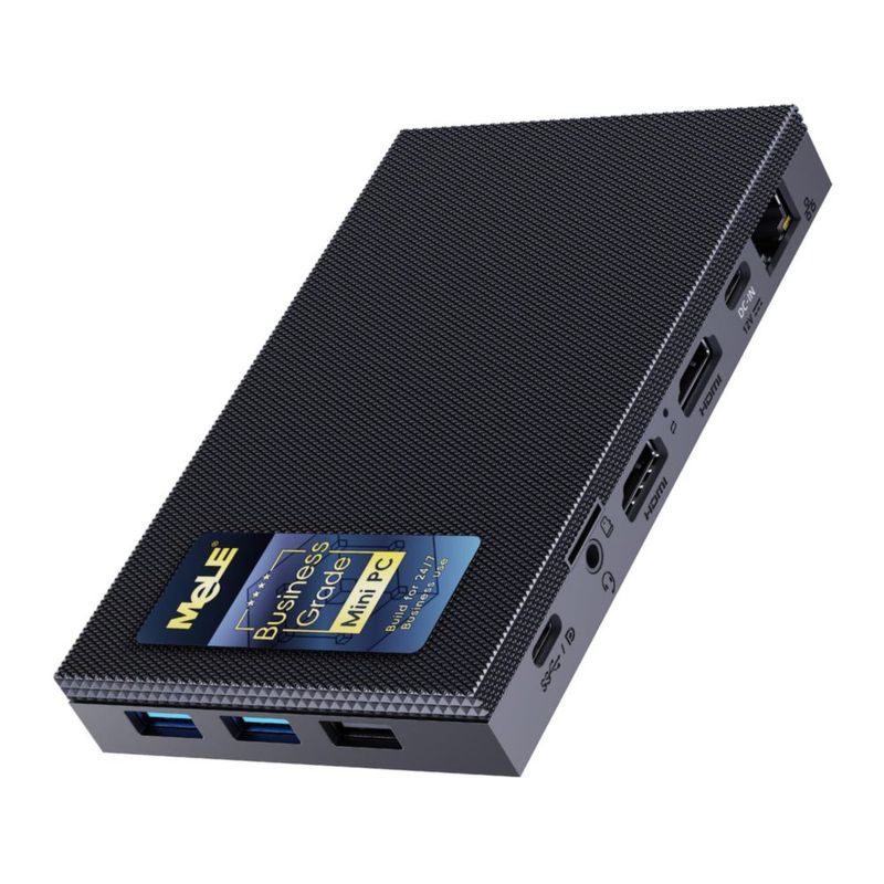 Mini PC MeLE N150 16 GB 512 GB sin ventilador 4C 3.6 GHz