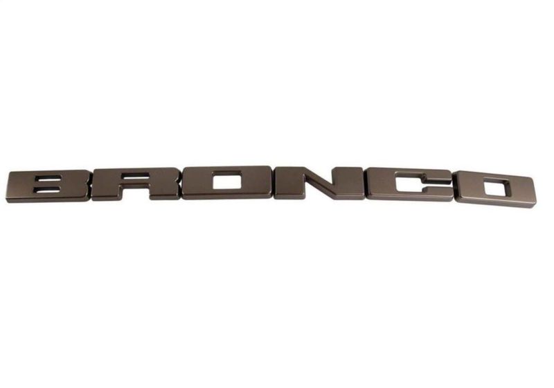 Kit de calcomanías de letras BRONCO en bronce para parrilla delantera Ford Bronco (OEM)