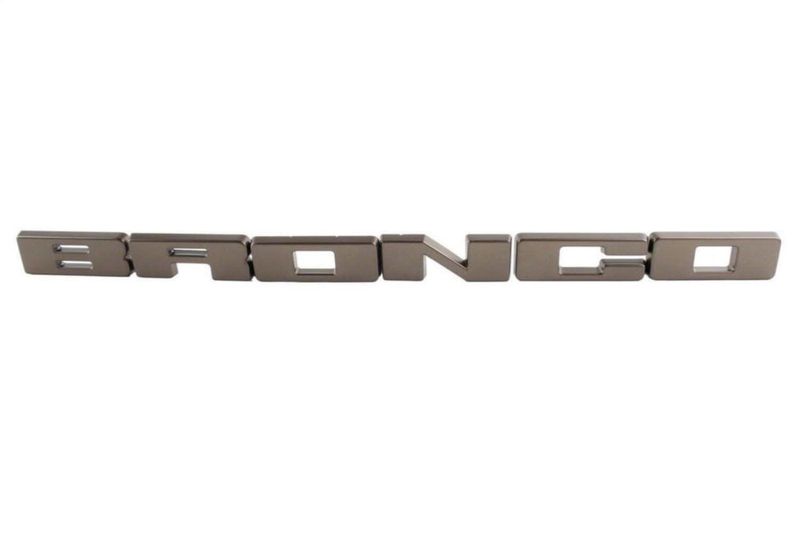 Kit de calcomanías de letras BRONCO en bronce para parrilla delantera Ford Bronco (OEM)